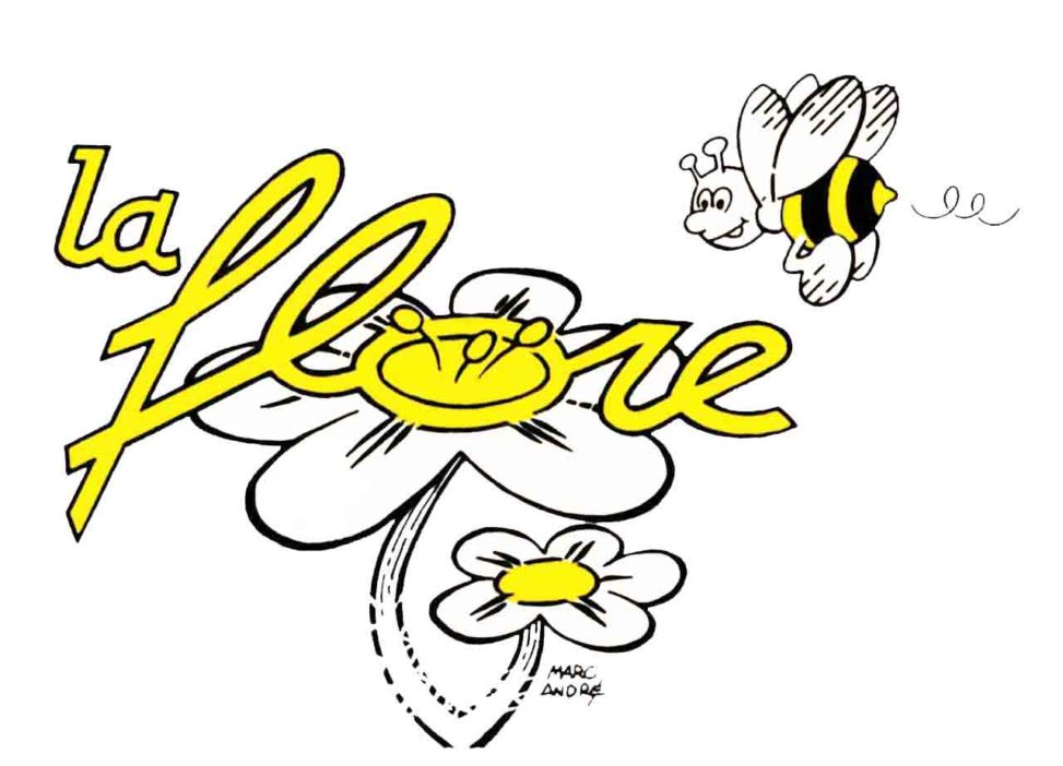 1985 Logo La Flore fleuriste abeille