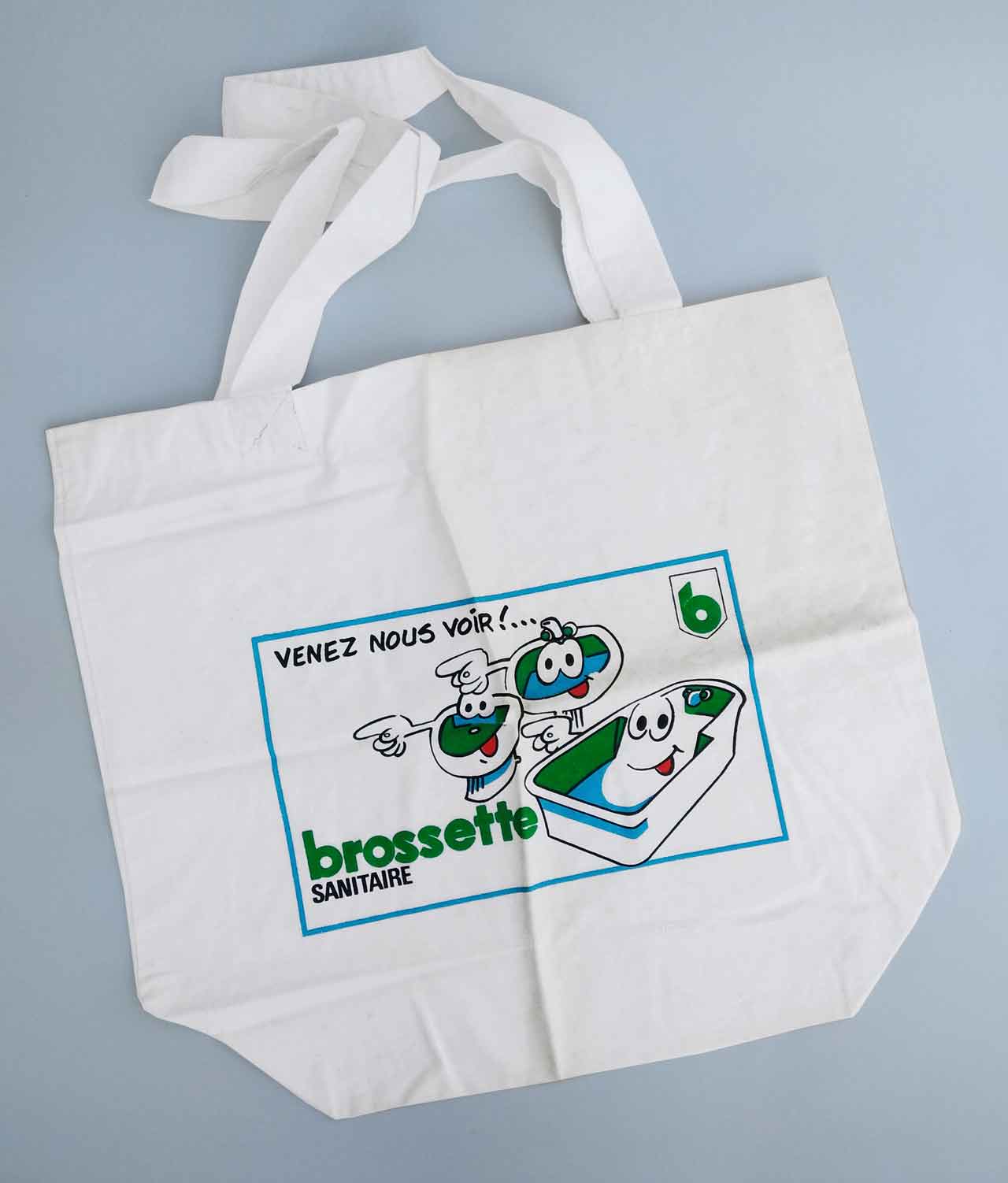 Brossette sac tissu -1986 lavabo radiateur baignoire wc