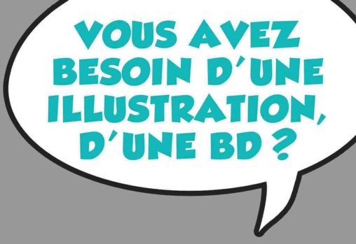 Marc-André graphiste illustrateur Besoin illustration BD personnage mascotte logo cartoon