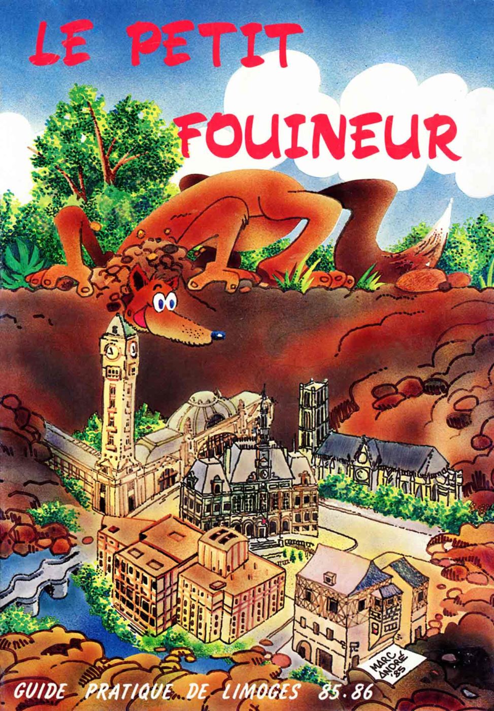 Guide pratique de Limoges Le Petit Fouineur est conçu et réalisé par l'agence Publi-First 1985