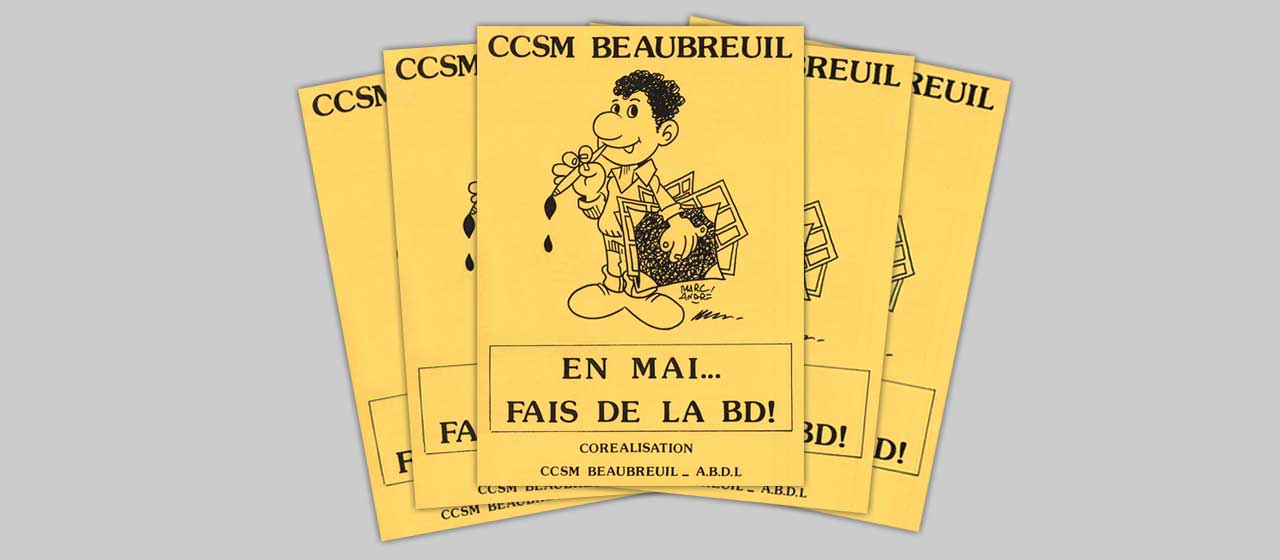 Ateliers BD 1986-1989 Marc-André Centre Culturel Jean Moulin Beaubreuil Association ABDL