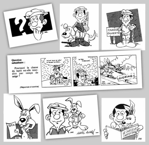 1984-strip-et-illustrations-Le-Chasseur-Charentais
