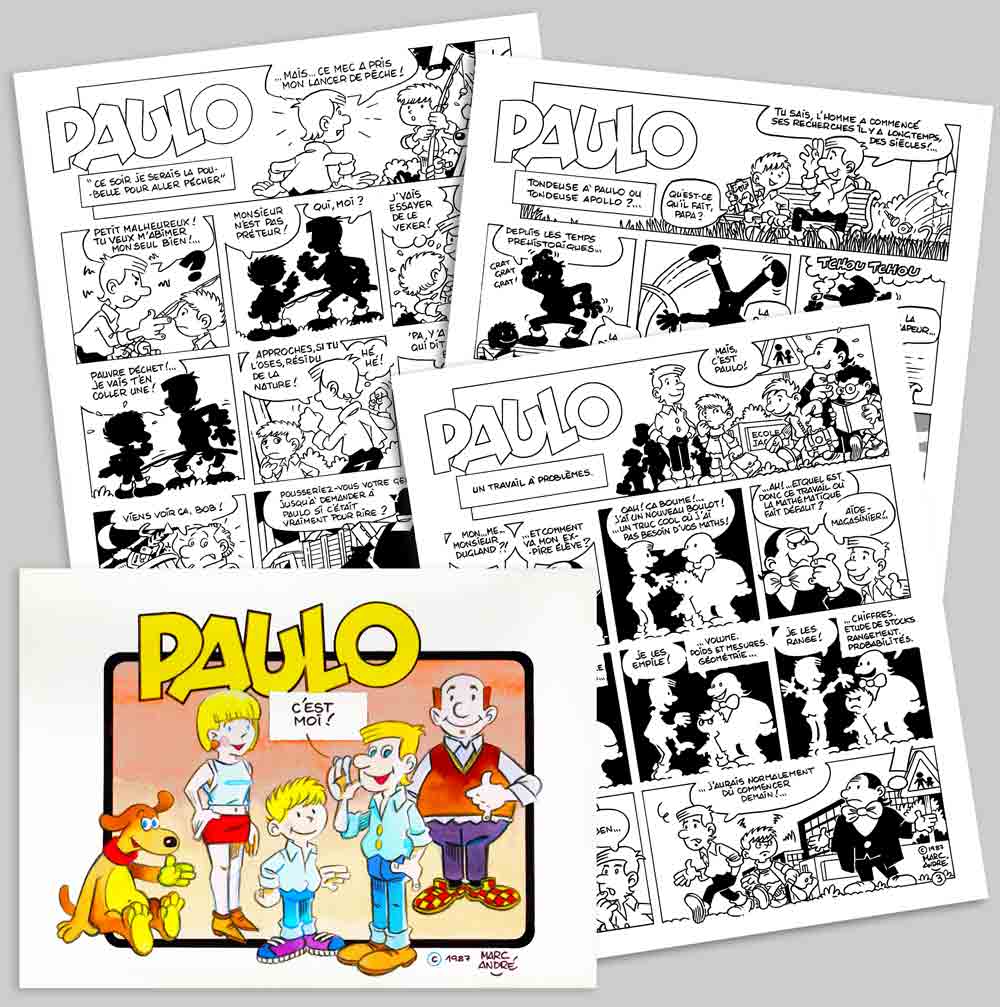 Paulo-1986-Revue-Carte-Ecureuil-Caisse-d'épargne-Puzzle-Centre