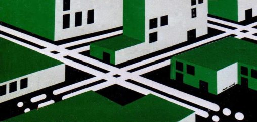 1989 Illustration-pour affiche immobilier au-départ-prévue-pour-une-boutique-informatique - Agence Multi-Pub Marc-André