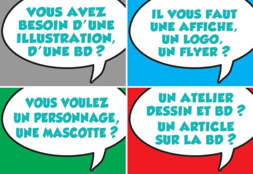 Marc-André bande dessinée illustration graphisme logotypes Limoges