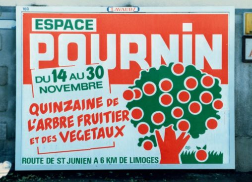Pournin Quinzaine de l'arbre fruitier et des végétaux novembre 1986 Scandere Marc-André Limoges