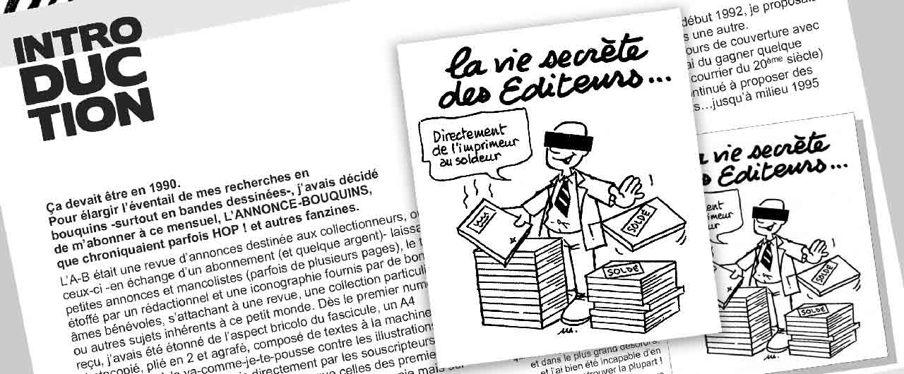 L'Annonce-Bouquins : La vie secrète des éditeurs illustration Marc-André BD Illustration Graphisme Limoges