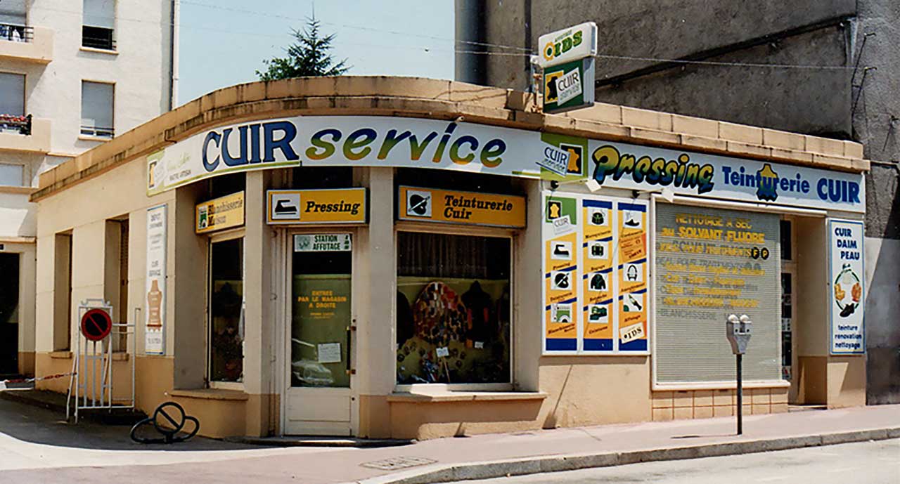 Logo Cuir Service Limoges 1988. Marc-André BD Illustration Graphisme Limoges