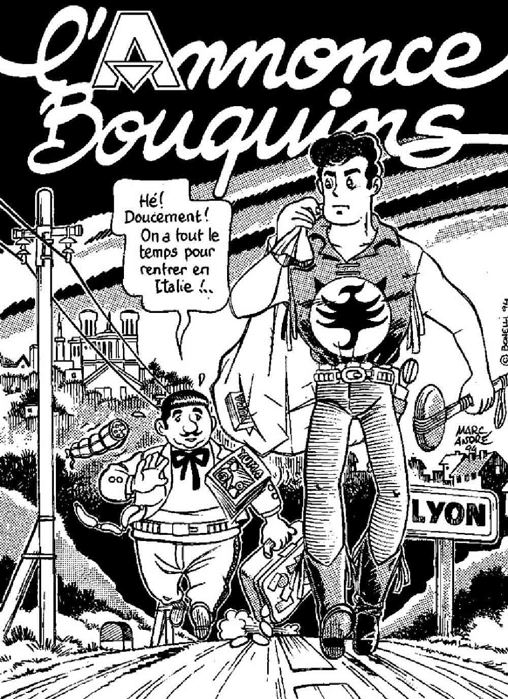 L'annonce-Bouquins 1065 - septembre 1994 - par Marc-André - 1994-1995 - Bande dessinée - Libourne - Marc-André BD Illustration Graphisme - Limoges