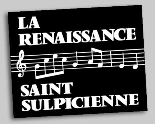 La Renaissance saint-sulpicienne - autocollant Isef - Saint-Sulpice- Laurière - 1990 - Marc-André BD Illustration Graphisme - Limoges