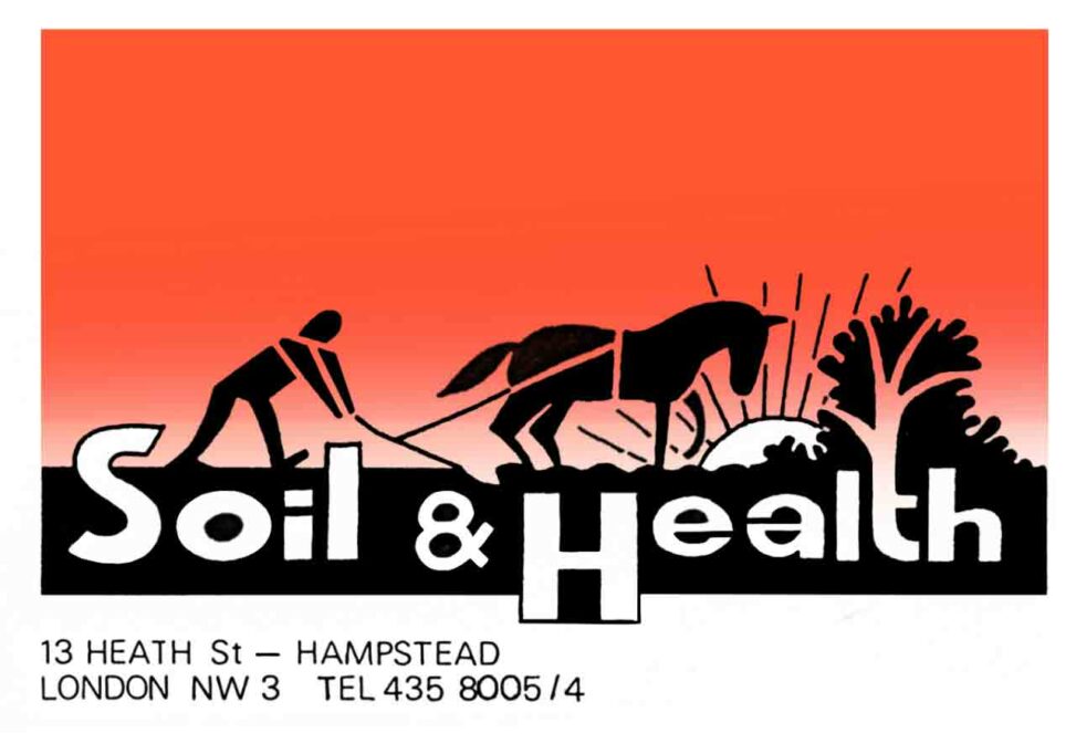 Soil & Health - Logo 1983 -Marc-André BD Illustration Graphisme - Limoges - Hampstead Heath London